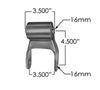Rear of Rear - Leaf Spring Shackle - M1918